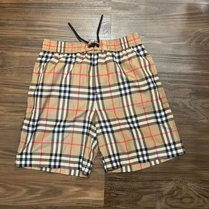 BURBERRY SWIM TRUNKS SIZE 8Y PREOWNED
